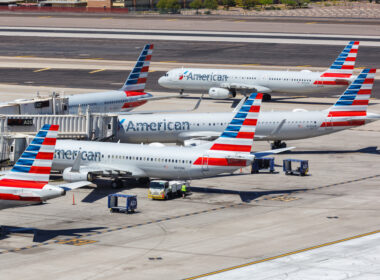 Phoenix,,Arizona,-,April,8,,2019:,American,Airlines,Airbus,Airplanes