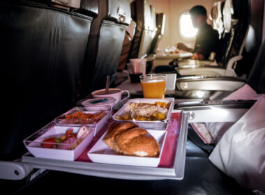 inflight meal chicken