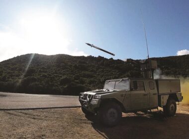 MBDA Mistral 3 being fired